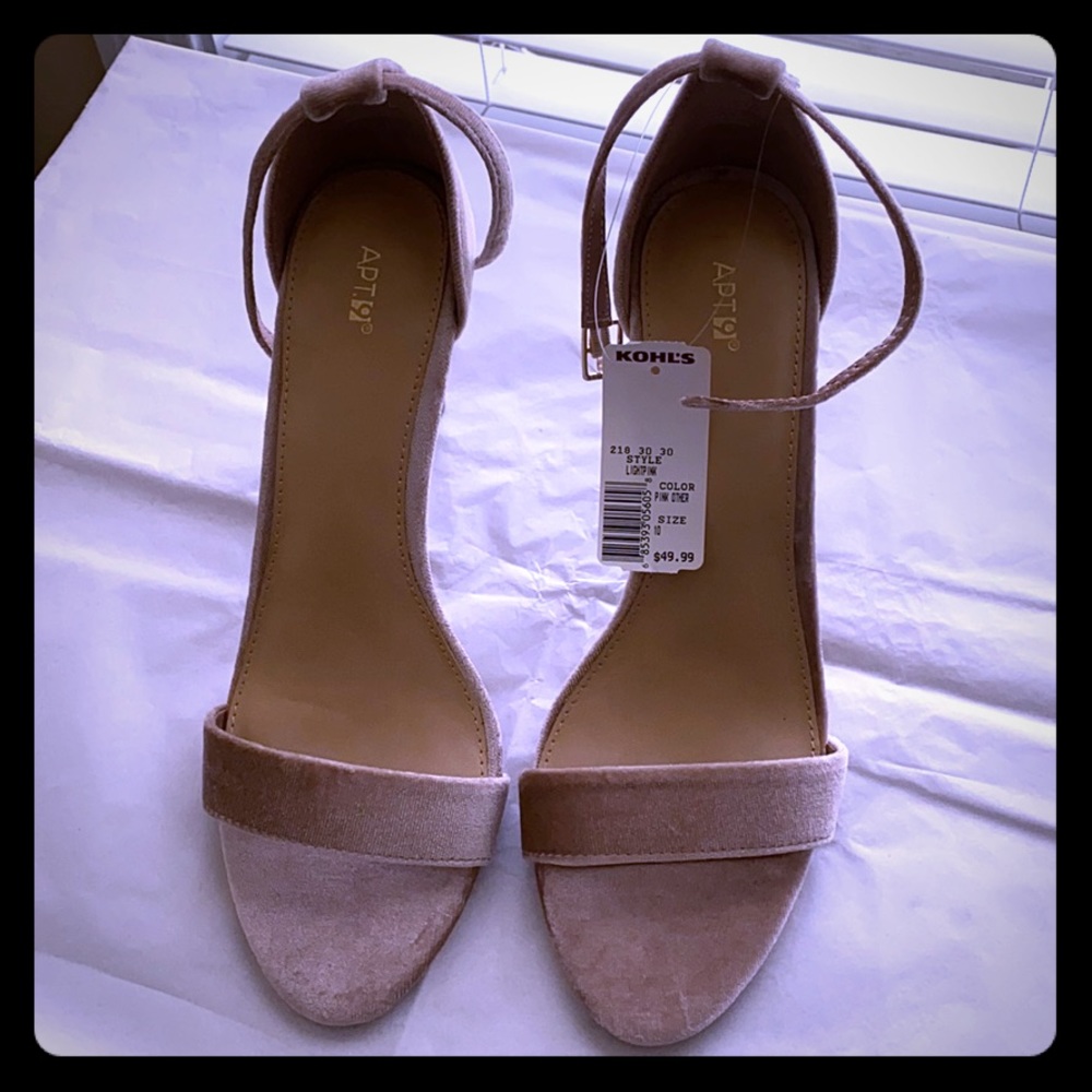 APT 9-ankle strap heels